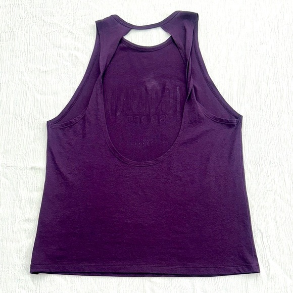 Victoria's Secret Sport Purple Cut Out Muscle Tee - Picture 4 of 6
